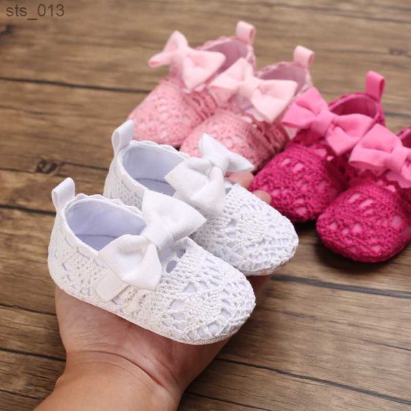 baby girls shoes princess bow prewalkers cotton soft bottom first walker toddle infant kid shoes l230518